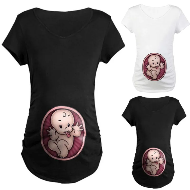 Baby Xl - Yaz gebelik Tshirt boyutu S-3XL annelik