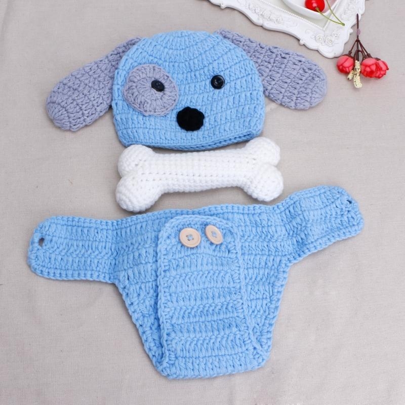 Baby Clothing Products - 3 Adet/takım Yenidoğan Fotoğraf Prop Şapka