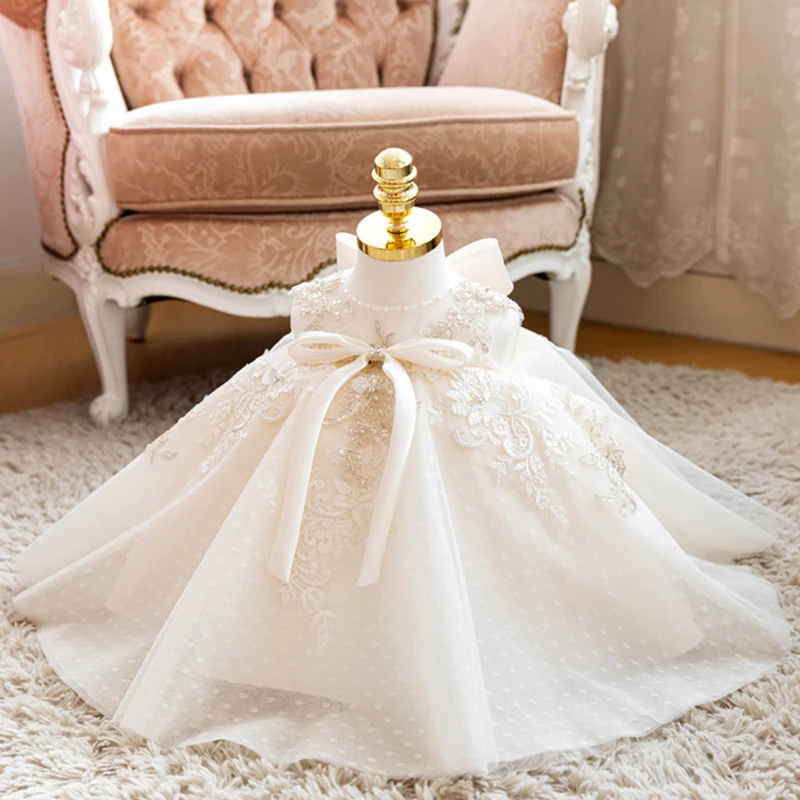 Baby Clothing High End - Bebek dantel kolsuz doğum günü High-end