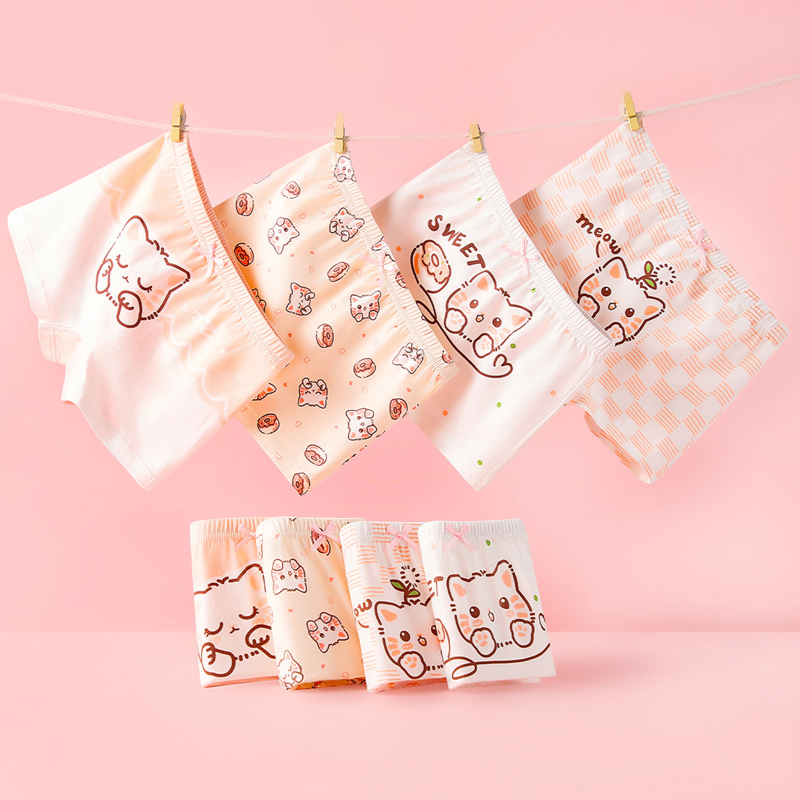 Baby Xl - 4 adet Pamuk Kızlar Yumuşak Külot