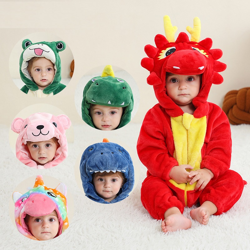 Baby Clothing Factory Shop - Bebek Tulum Kış Kostüm Flanel Kapşonlu