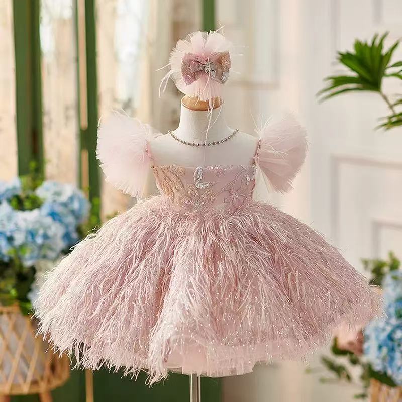 Baby Clothing High End - Yeni Doğan Kız Bebek Elbisesi Lüks