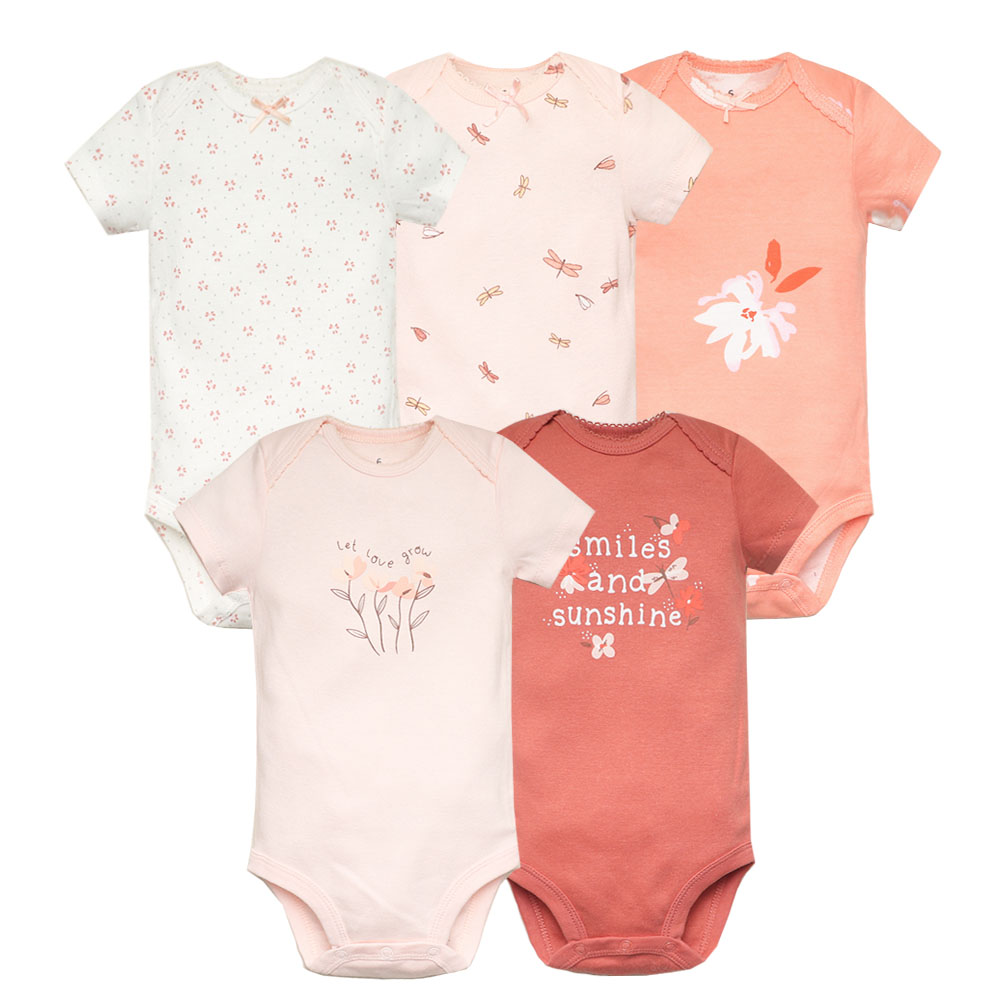 5 adet/grup Bebek Bodysuit Mod - Baby Clothing Outlet incelemesi ve fiyatı