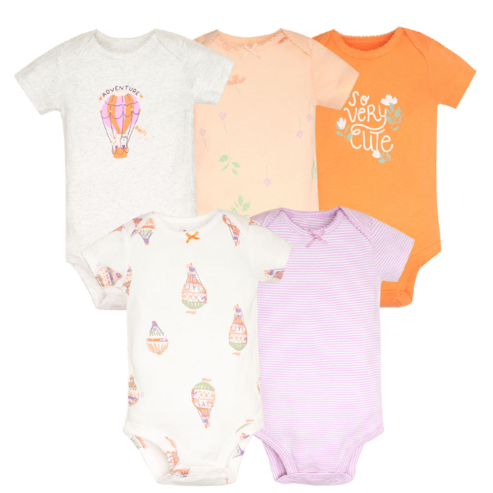 5 adet/grup Bebek Bodysuit Mod - Baby Clothing Outlet incelemesi ve fiyatı