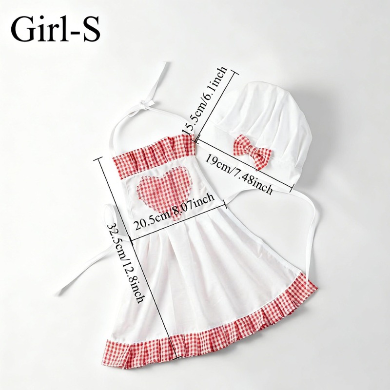 Kırmızı Gingham Bebek Şef Kost - Baby Clothing Products incelemesi ve fiyatı