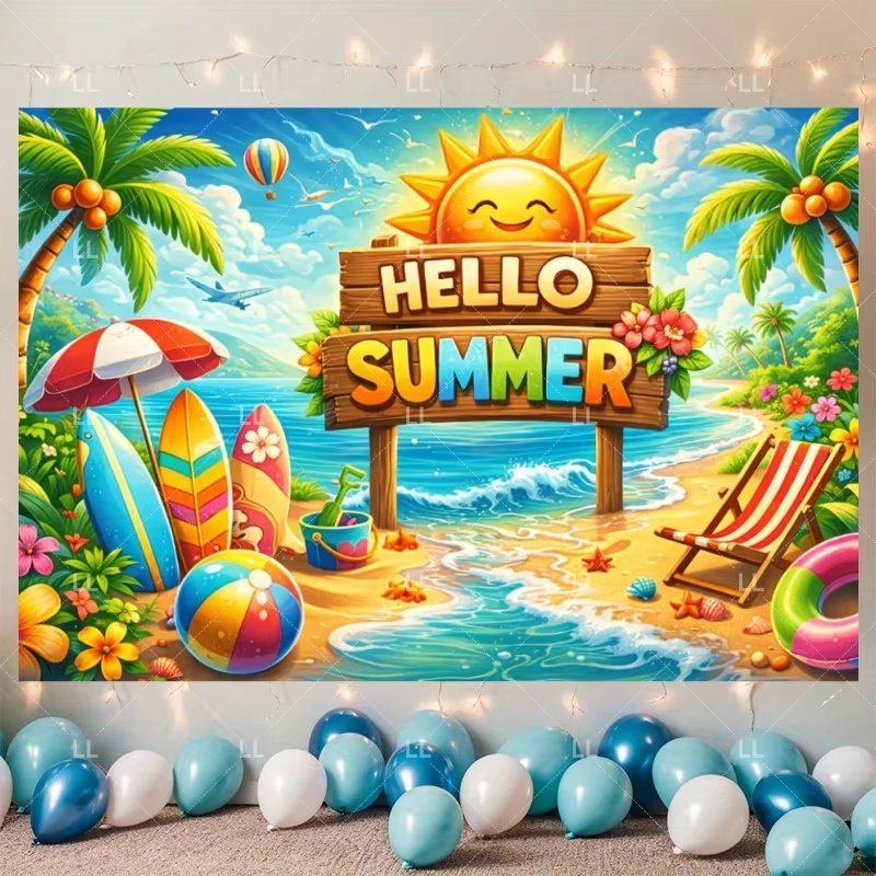 Yaz Hawaii Plaj Partisi Dekora - Baby Clothing Hawaii incelemesi ve fiyatı